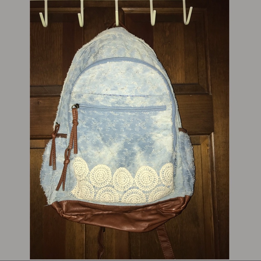 Clair's stylish backpack